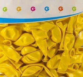 Латексна повітряна куля Gemar, 13 см (5&Prime;), жовта, 10 шт. AM50 030-AM50 фото